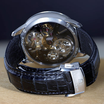 Maurice Lacroix Masterpiece MP7228 Gold-Tone Skeleton Dial Watch – Assay Jewelers