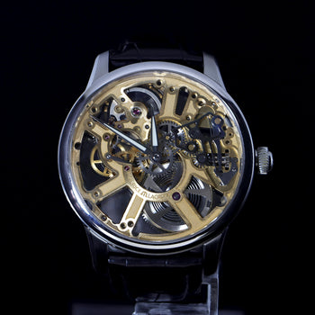 Maurice Lacroix Masterpiece MP7228 Gold-Tone Skeleton Dial Watch – Assay Jewelers
