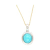 Natural 7.64 Carat Paraiba Tourmaline & Marquise Diamond Pendant Necklace in 18K White Gold