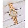 Rolex Datejust 26mm 18K Gold Emerald Diamond Ladies Watch