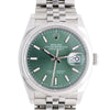 Rolex Datejust 36mm 126200 Mint Green Dial Steel 2023 Jubilee Watch