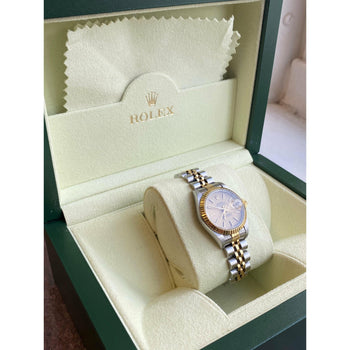 Rolex Ladies DateJust 26mm Gold Dial With Two-Tone Jubilee Strap – Assay Jewelers