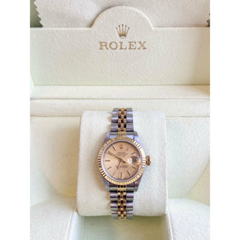 Rolex Ladies DateJust 26mm Gold Dial With Two-Tone Jubilee Strap – Assay Jewelers
