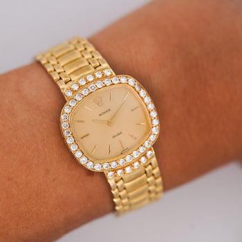 Rolex Orchid 2673 18K Gold 22mm Diamond Bezel 1989 Watch – Assay Jewelers