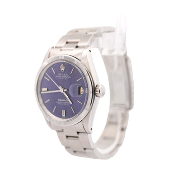 Rolex for Tiffany and Co Oyster Perpetual Date 15210 Dark Blue Dial Watch – Assay Jewelers