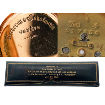 Vacheron Constantin 18Kt Gold Pocket Watch Commissioned by Bailey Banks and Biddle For Emory S. Land – Assay Jewelers