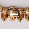 Van Cleef & Arpels 18K Gold Leaf Diamond Vintage Retro Choker Necklace