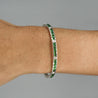 Vintage 11.5 Carat Tsavorite & Diamond Filigree Tennis Bracelet