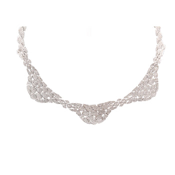 Vintage 17.6 Carat Round Diamond Pave Choker Necklace – Assay Jewelers