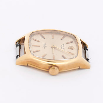 Vintage 18K Yellow Gold Rolex Cellini 27mm Dial Manual Winding Watch Face – Assay Jewelers