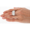 Vintage 4.50 CTTW Old European Cut Diamond Three-Stone Art Deco Engagement Ring in Platinum