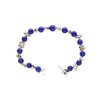 Vintage Art Deco Era Lapis & Diamond Platinum Bracelet – Assay Jewelers