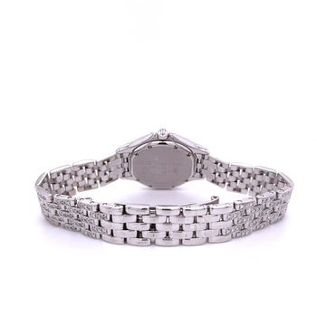Montre Cartier Anciens Ballon 28 mm à cadran rond en or blanc 18k avec diamants – Assay Jewelers
