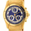 Vintage Cartier Ronde Blue Chronograph 18K Gold 30mm Watch