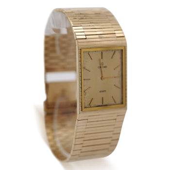 Vintage Concord 14K Gold 25mm Quartz Integrated Bracelet Watch – Assay Jewelers