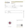 Vintage GIA Cert. 2.3 Carat No Heat Burma Ruby & Diamond in Platinum Ring