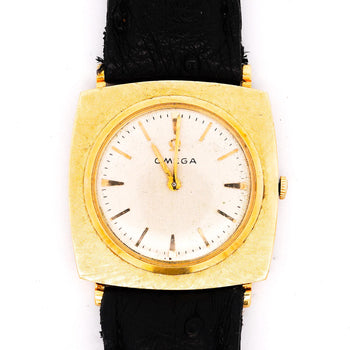 Vintage Omega D6660 27mm 14K Gold Cushion Manual Watch Watch – Assay Jewelers