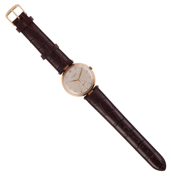 Vintage Patek Philippe 18K Gold 35mm Manual Wind Watch on Leather – Assay Jewelers