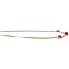 Vintage Retro Era 6.22 Carat Star-Ruby & Diamond Necklace with 14K Gold Carved Detailing