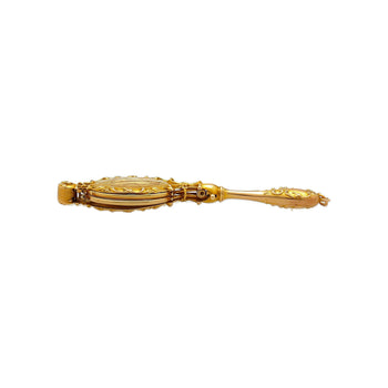 Vintage Retro Era Lorgnette Glasses With 14K Yellow Gold Case – Assay Jewelers