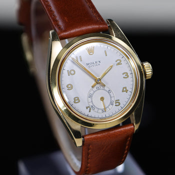 Vintage Rolex Oyster 6246 36mm Dial Small Seconds Manual Wind Watch Circa 1972 – Assay Jewelers