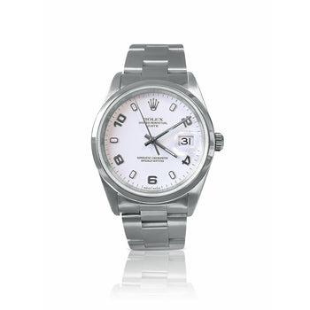 White Face 31mm Rolex Oyster Perpetual Date With Oyster Band – Assay Jewelers
