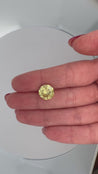 GIA Certified 4.65 Carat Fancy Deep Yellow SI1 Old Euro Cut Loose Diamond