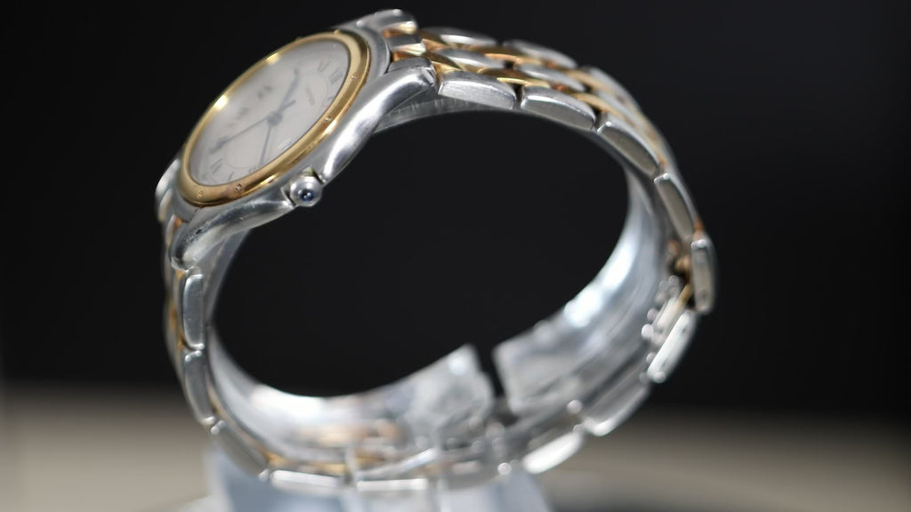 Cartier Panthère Cougar 187904 33mm Two-Tone 18K Circa 1990 Watch